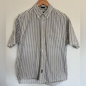 Dockers Striped Casual Button Down Shirt